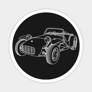 The classic Seven sports car Magnet